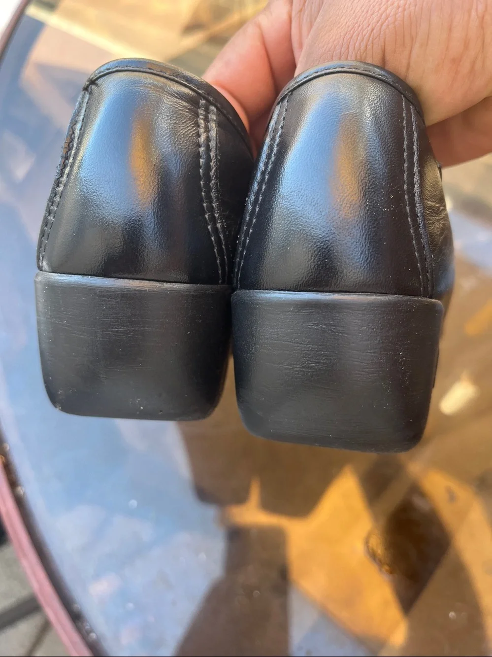 SAS Kids Black Leather Lace-Up Dress Shoes